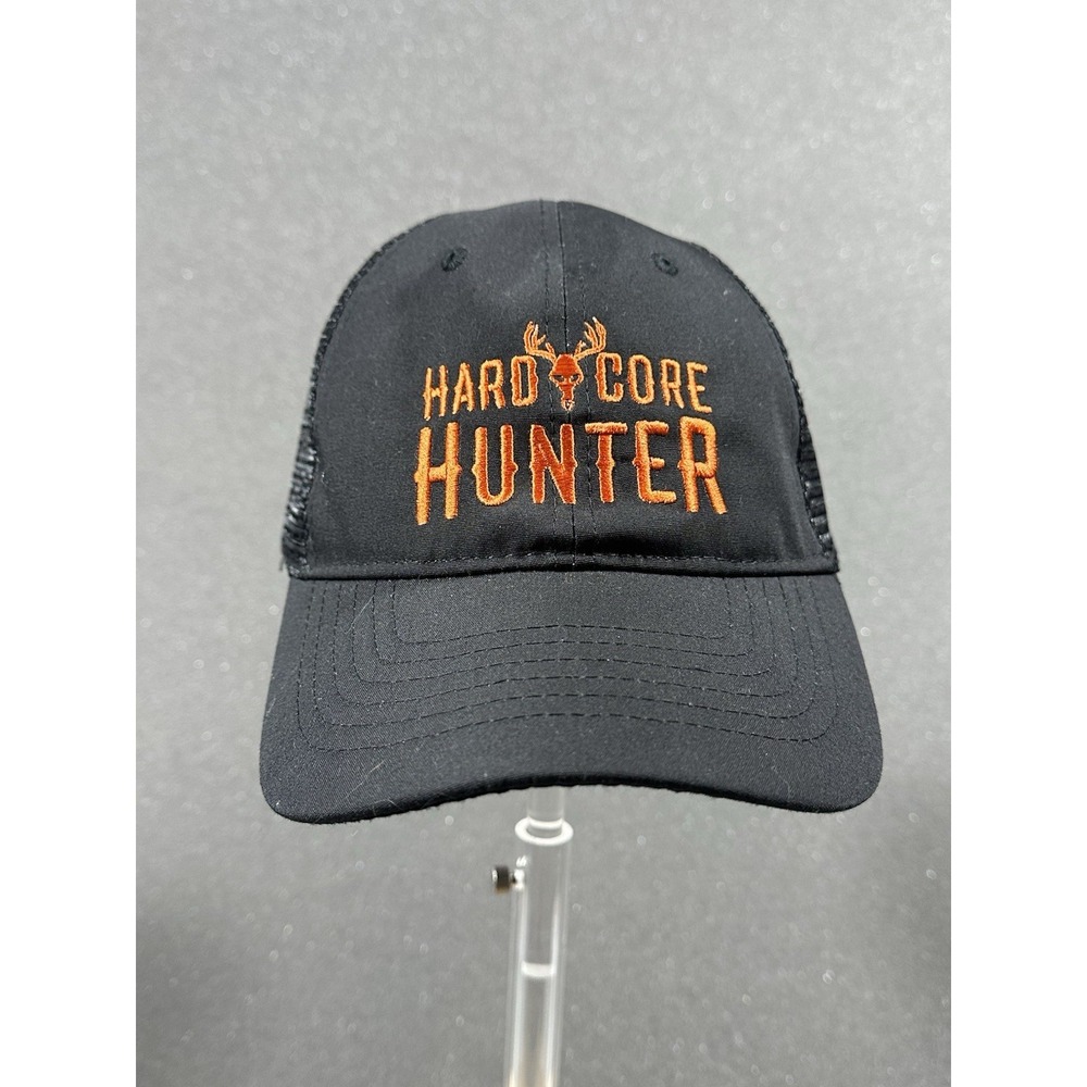 Hardcore Hunter Black/orange Trucker Snap Back Hat